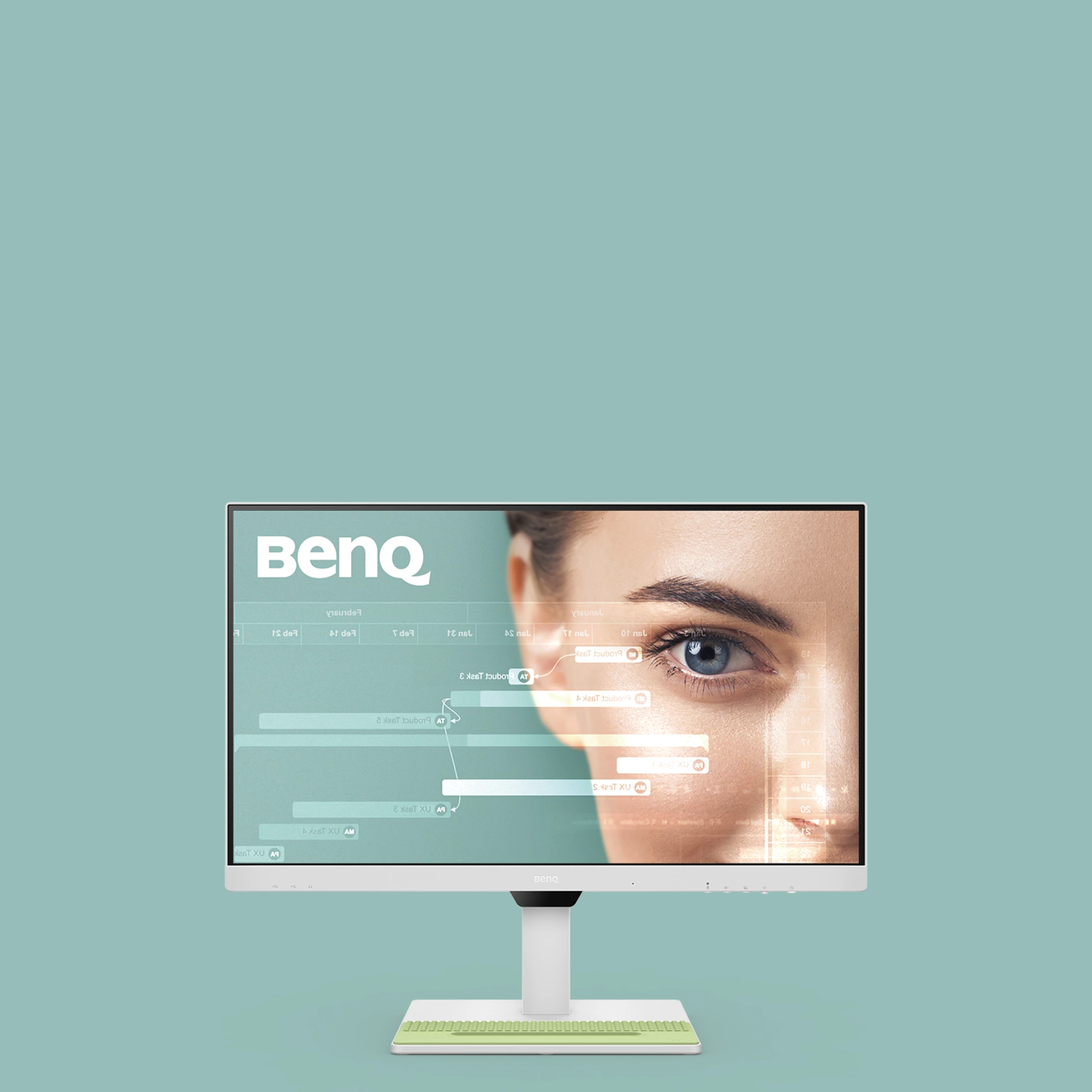 BenQ GW2790QT monitor for a USB-C study desk