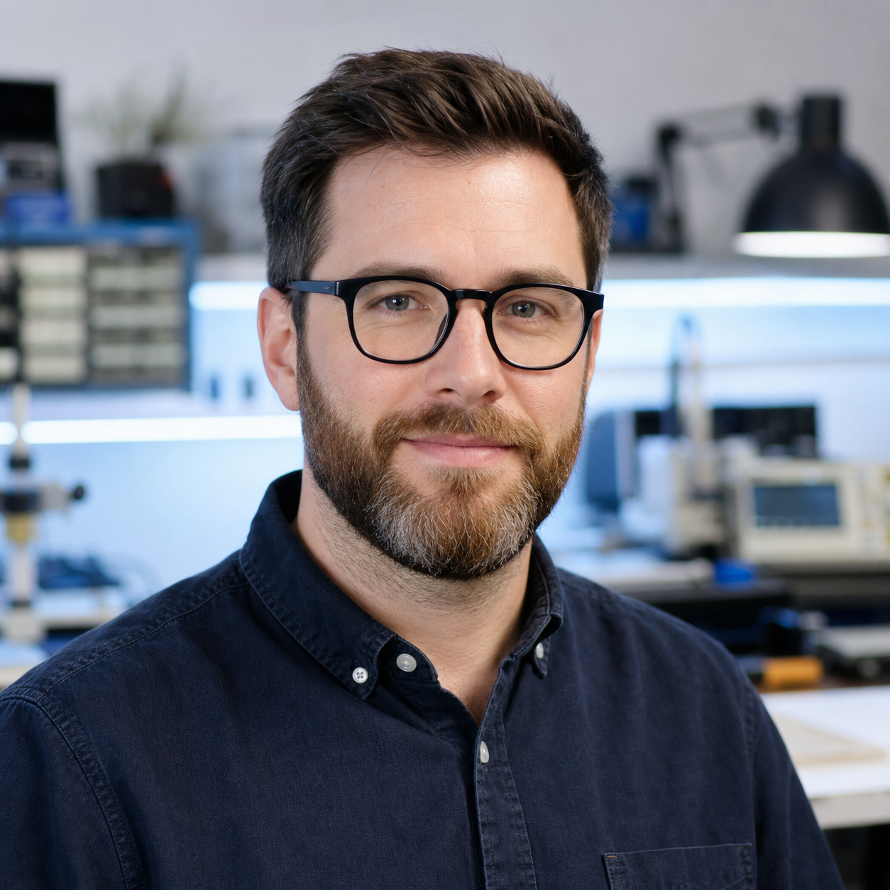 Editorial portrait for Oscar Reed, lab notes editor for Enjoy Poker